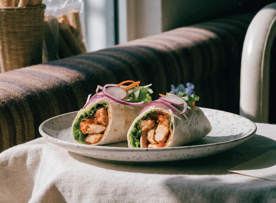 Wraps med kylling: oppskrift, fyll og trygg oppbevaring