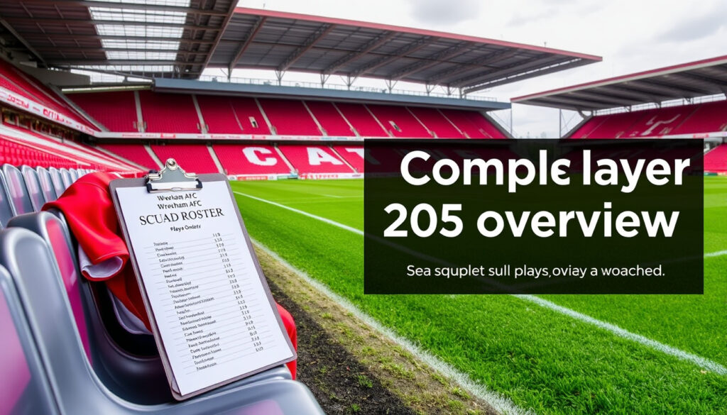 Wrexham – spillere: Komplett oversikt over spillerstallen 2025