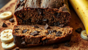 Saftig bananbrød med sjokolade – enkel oppskrift